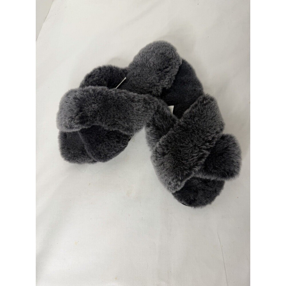 EMU Mayberry Charcoal Gray Sheepskin Slippers Size 7 New NWOB - Picture 10 of 12